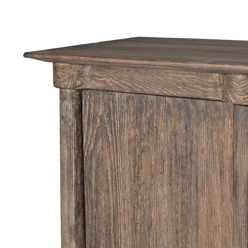 Alcott Cabinet - Distressed Cocoa Pine Veneer