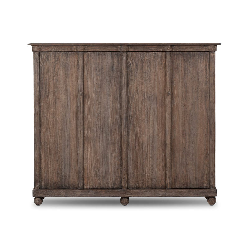 Alcott Cabinet - Distressed Cocoa Pine Veneer