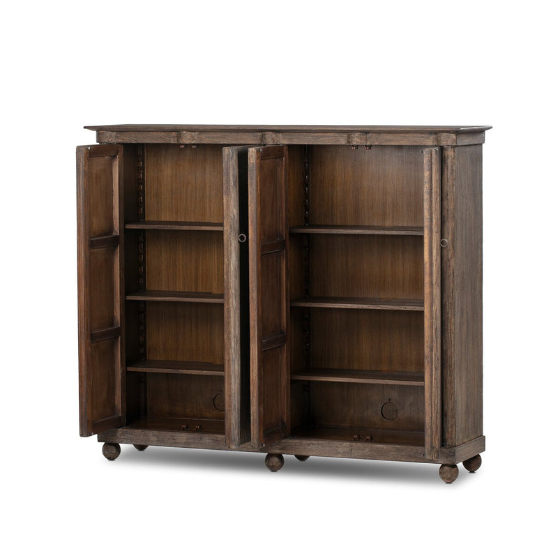 Alcott Cabinet - Distressed Cocoa Pine Veneer