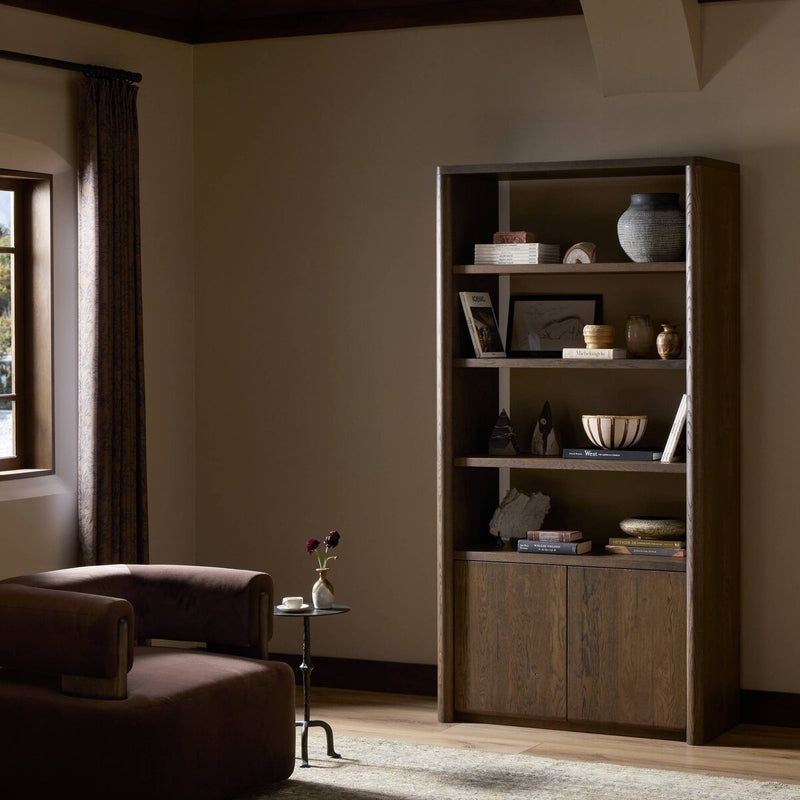 Arthur Bookcase - Tobacco Oak