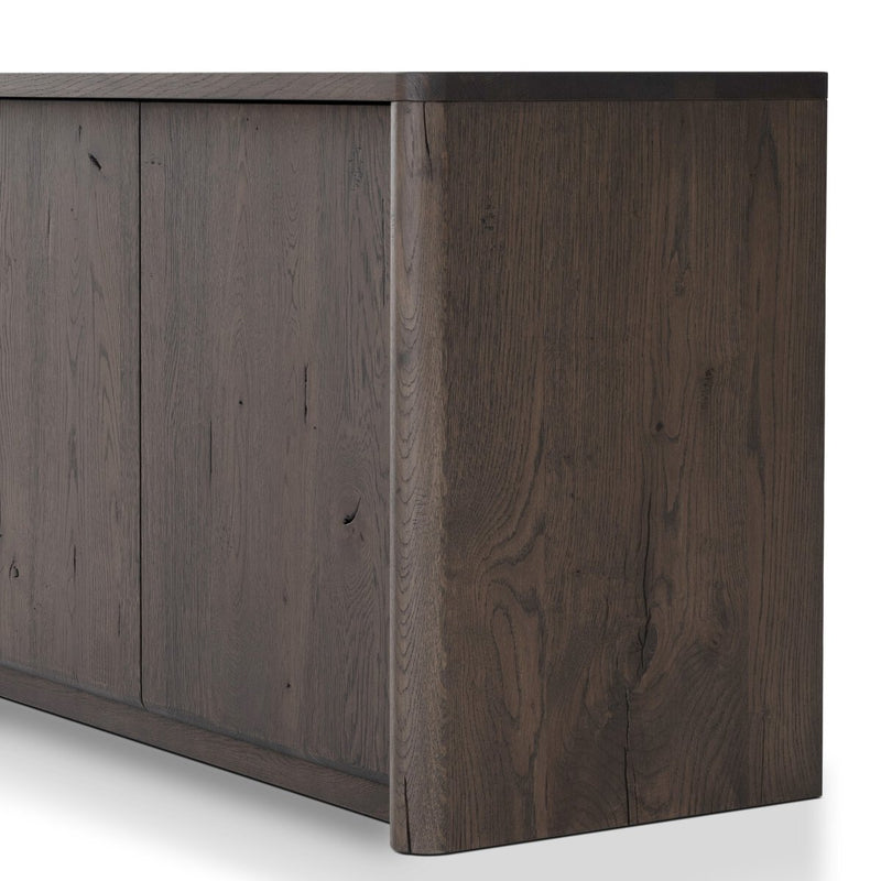 Arthur Media Console - Tobacco Oak