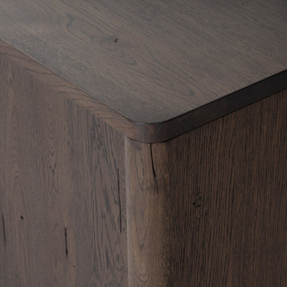 Arthur Media Console - Tobacco Oak