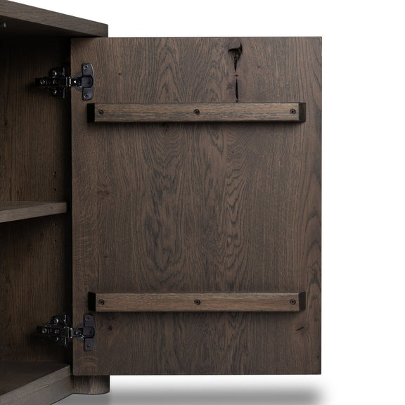Arthur Media Console - Tobacco Oak