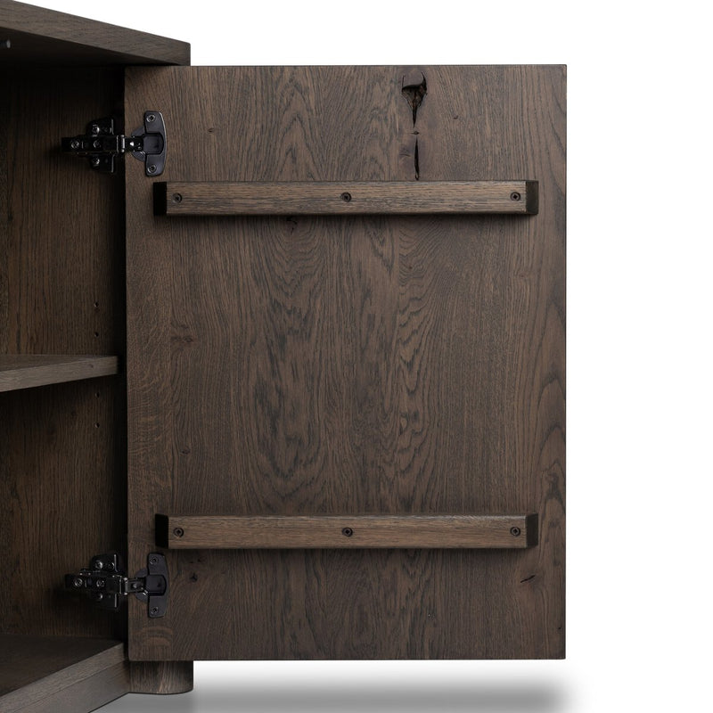 Arthur Media Console - Tobacco Oak