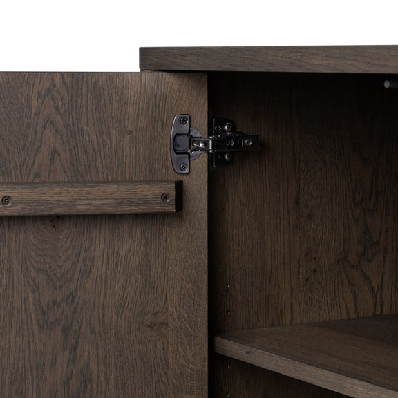 Arthur Media Console - Tobacco Oak