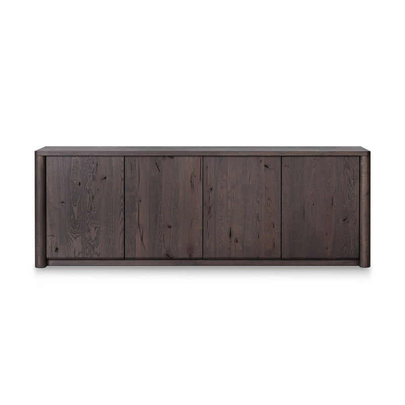 Arthur Media Console - Tobacco Oak