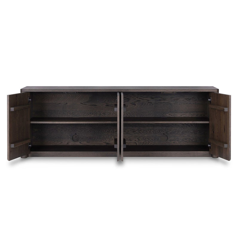 Arthur Media Console - Tobacco Oak