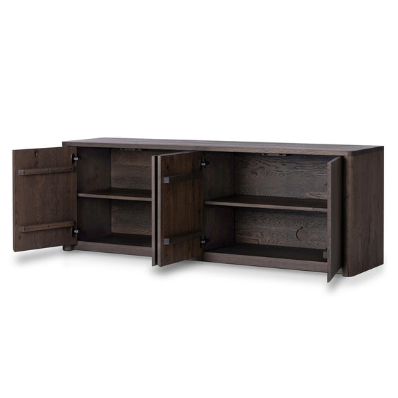 Arthur Media Console - Tobacco Oak