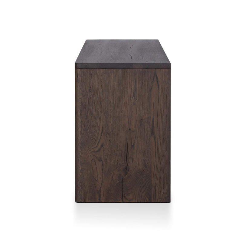 Arthur Media Console - Tobacco Oak