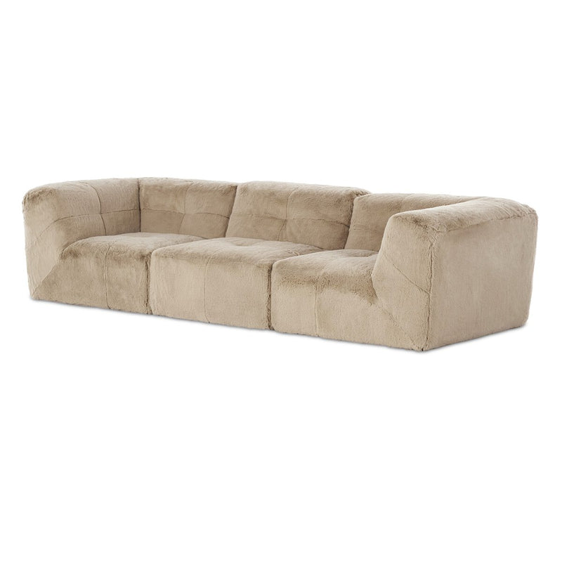 Miles 3-Piece Sectional Sofa - Boden Pewter