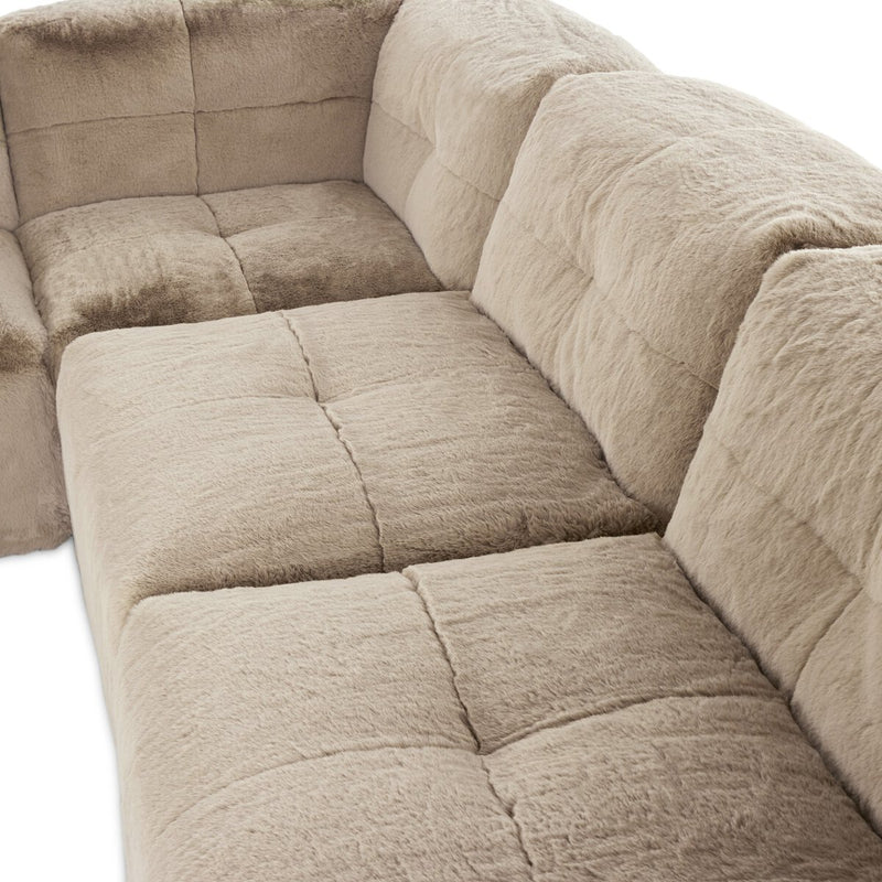 Miles 5-Piece Sectional - Boden Pewter