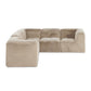 Miles 5-Piece Sectional - Boden Pewter