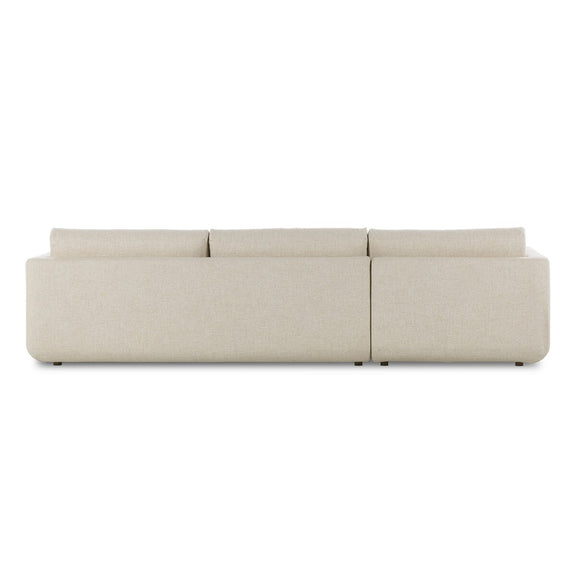 Toland 2-Piece Chaise Sectional - Palma Cream