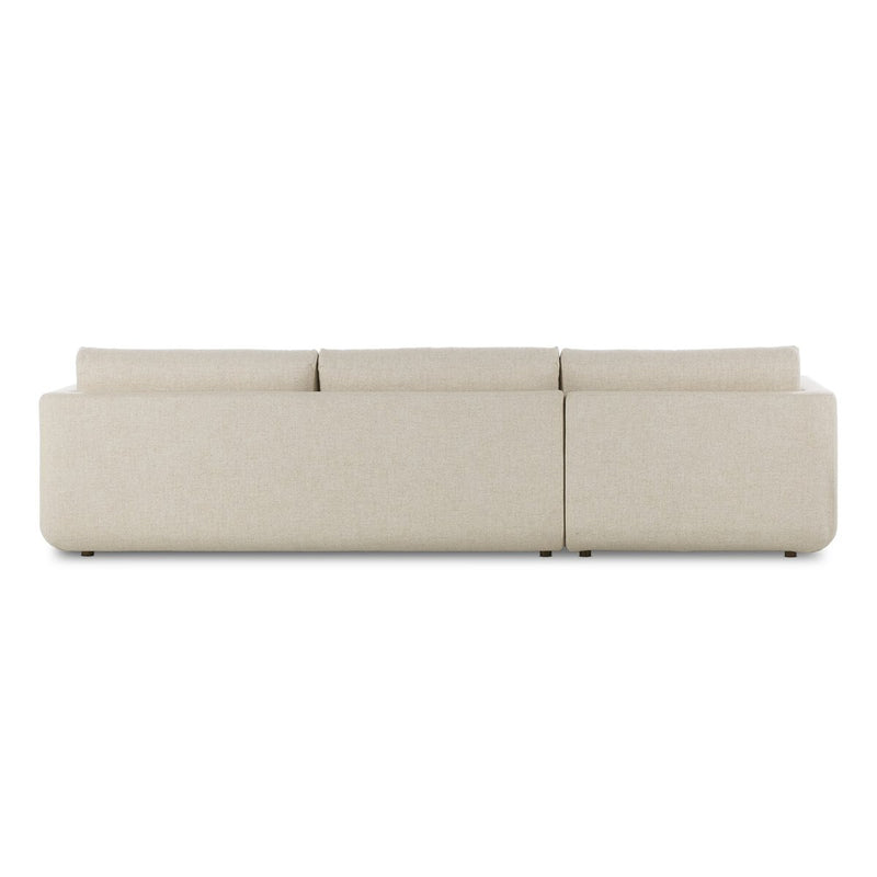 Toland 2-Piece Chaise Sectional - Palma Cream
