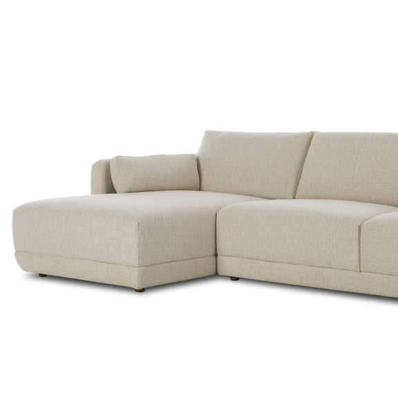 Toland 2-Piece Chaise Sectional - Palma Cream