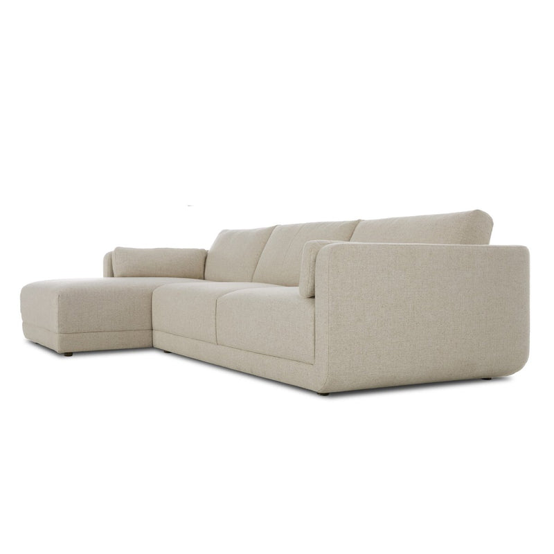 Toland 2-Piece Chaise Sectional - Palma Cream
