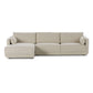 Toland 2-Piece Chaise Sectional - Palma Cream