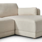 Toland 2-Piece Chaise Sectional - Palma Cream