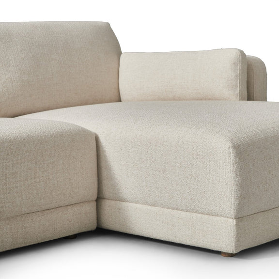 Toland 2-Piece Chaise Sectional - Palma Cream