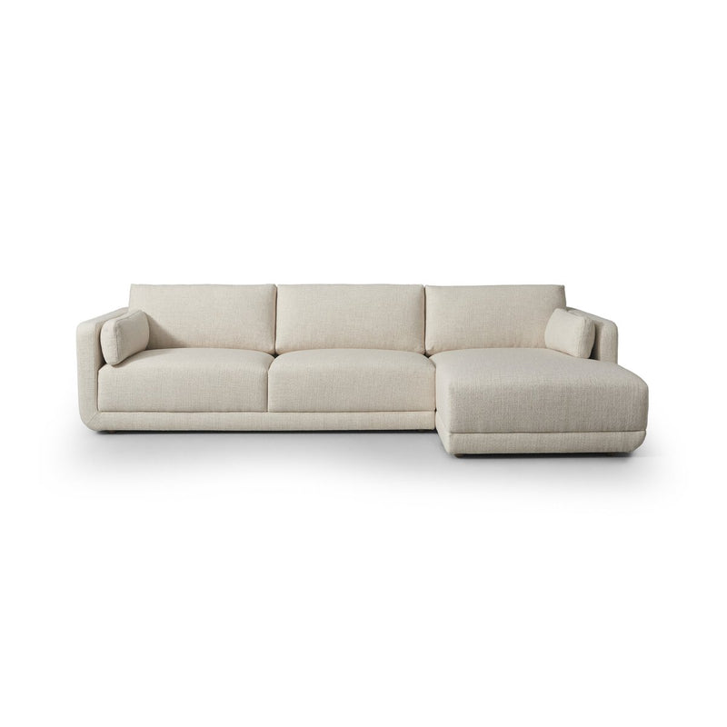 Toland 2-Piece Chaise Sectional - Palma Cream