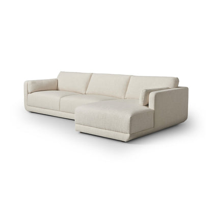 Toland 2-Piece Chaise Sectional - Palma Cream