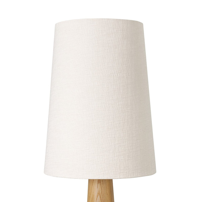 Nora Drum Floor Lamp - Light Oak