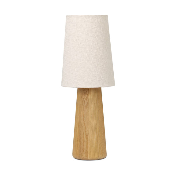 Nora Drum Table Lamp - Light Oak