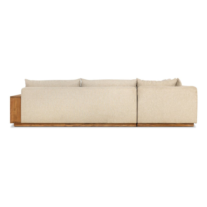 Branford Outdoor 3-Piece Sectional - Ellor Beige