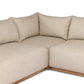 Branford Outdoor 3-Piece Sectional - Ellor Beige