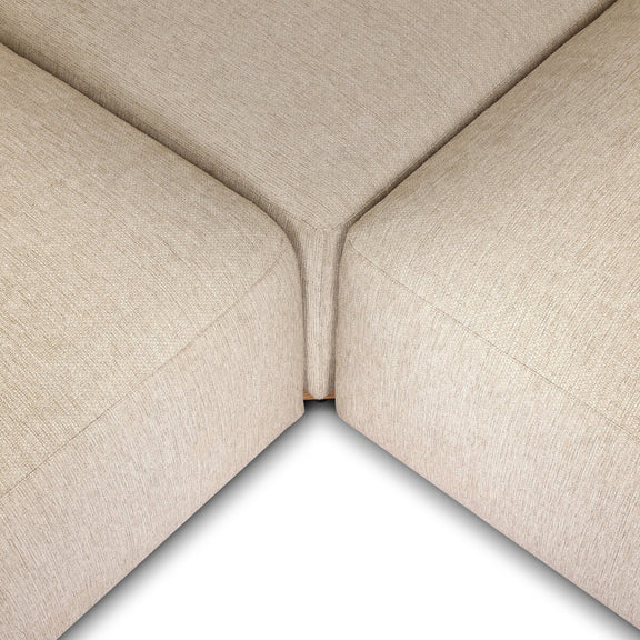 Branford Outdoor 3-Piece Sectional - Ellor Beige