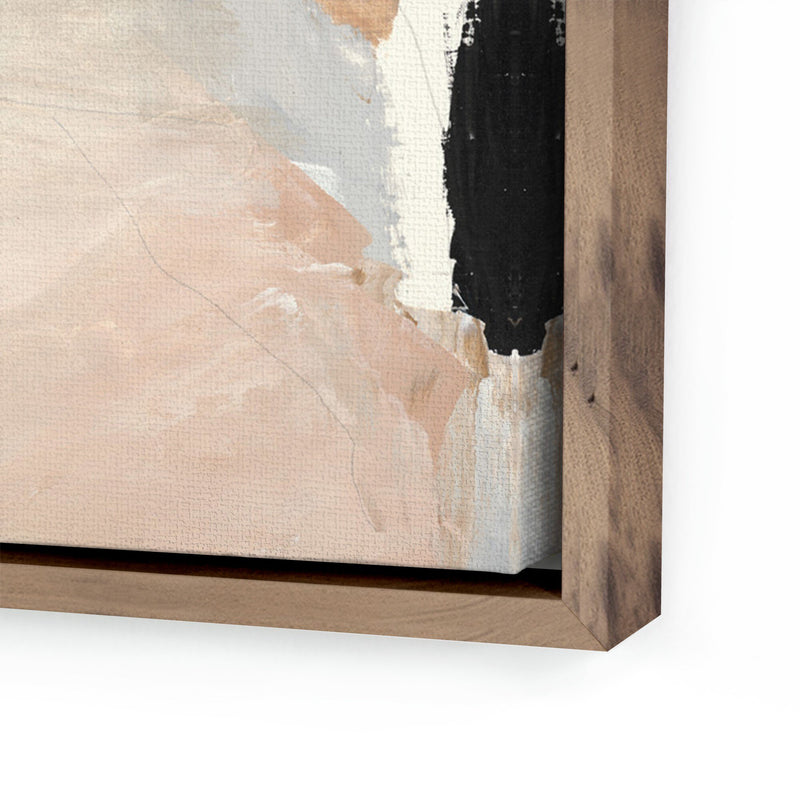 Desert No. 2 by Melanie Biehle — Rustic Walnut Floater