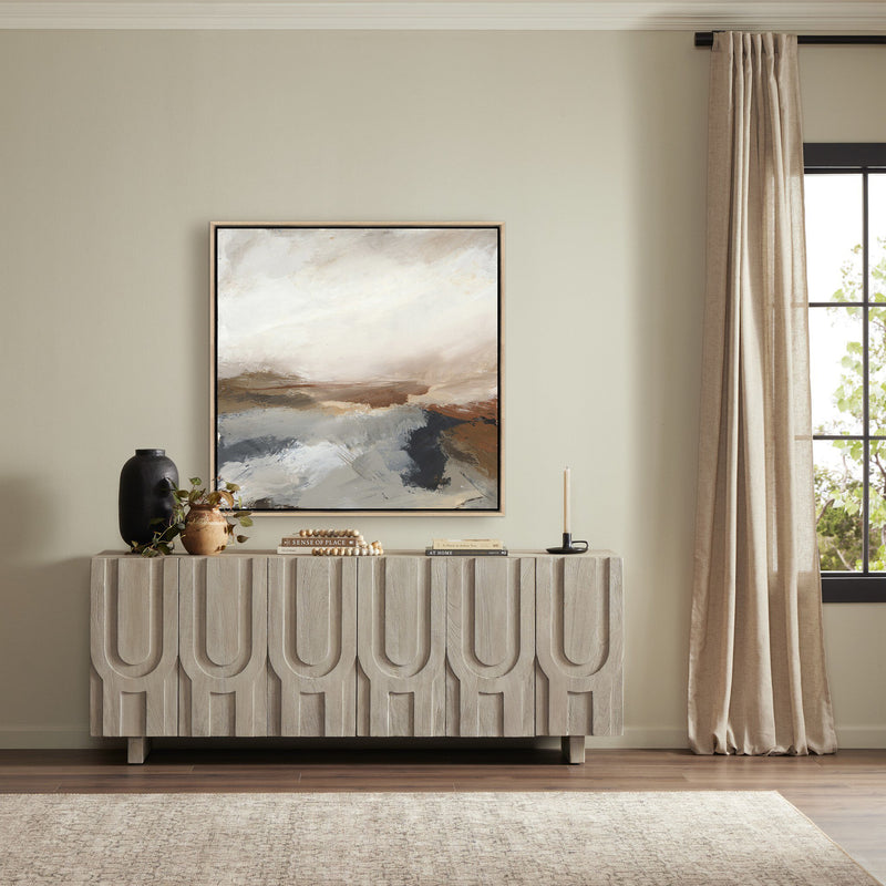 Desert No. 3 by Melanie Biehle — Vertical Grain White Oak Floater