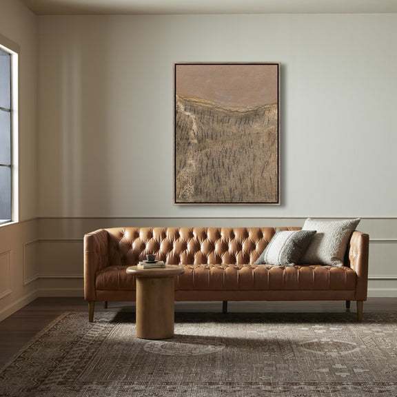 No. 18 by Valeria Sidanez — Rustic Walnut Floater