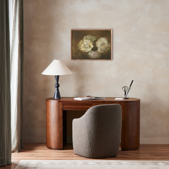 Hydrangeas by Jess Engle - Rustic Walnut