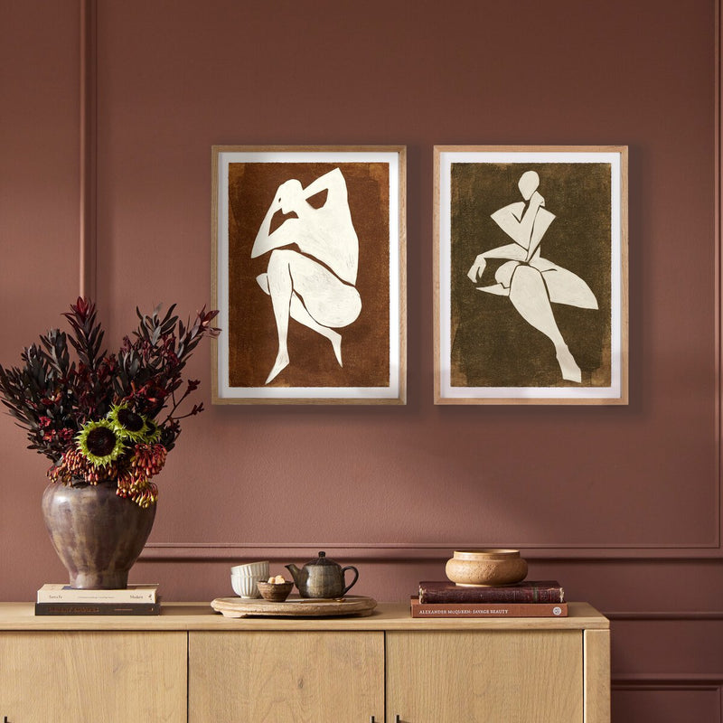 Ponder Diptych by Coup d'Esprit - White Oak