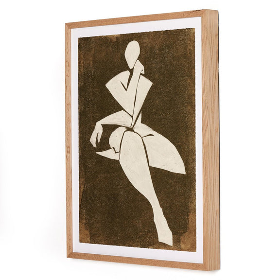 Ponder Diptych by Coup d'Esprit - White Oak