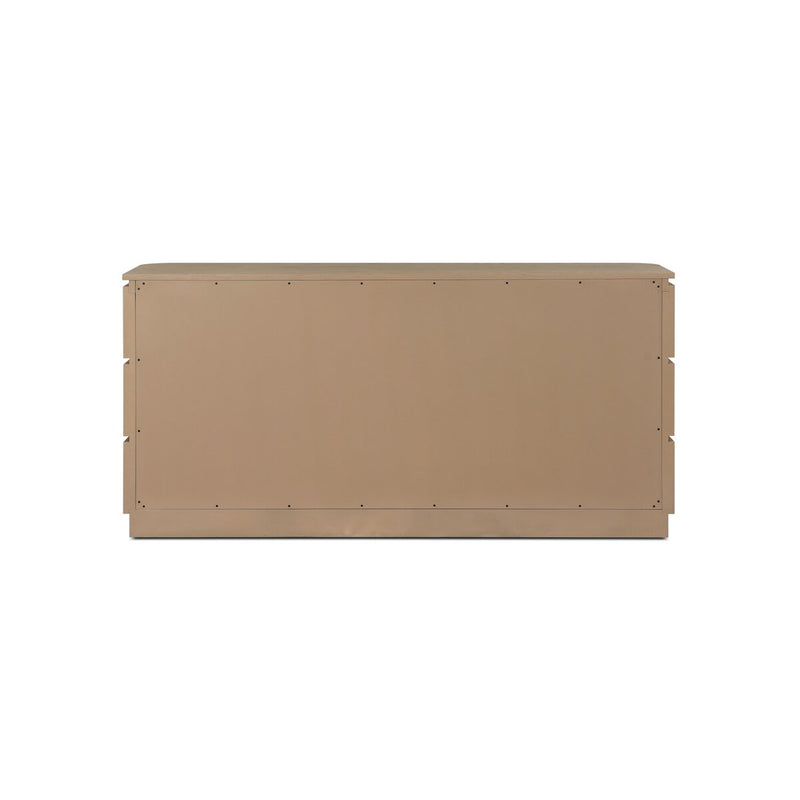 Mariella 6 Drawer Dresser - Beige Painted Linen