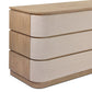 Mariella 6 Drawer Dresser - Beige Painted Linen