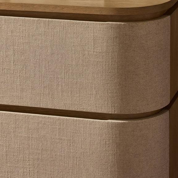 Mariella 6 Drawer Dresser - Beige Painted Linen