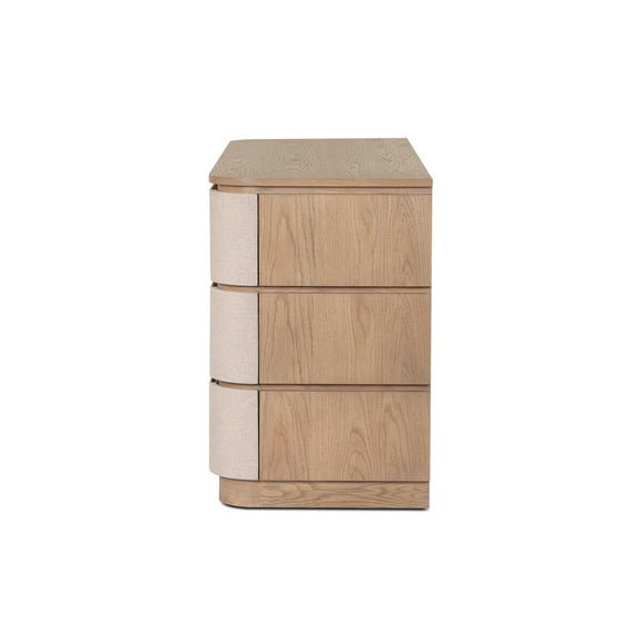 Mariella 6 Drawer Dresser - Beige Painted Linen