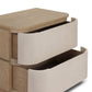Mariella Nightstand - Beige Painted Linen