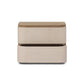 Mariella Nightstand - Beige Painted Linen