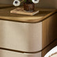 Mariella Nightstand - Beige Painted Linen