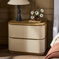 Mariella Nightstand - Beige Painted Linen