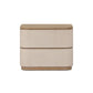 Mariella Nightstand - Beige Painted Linen
