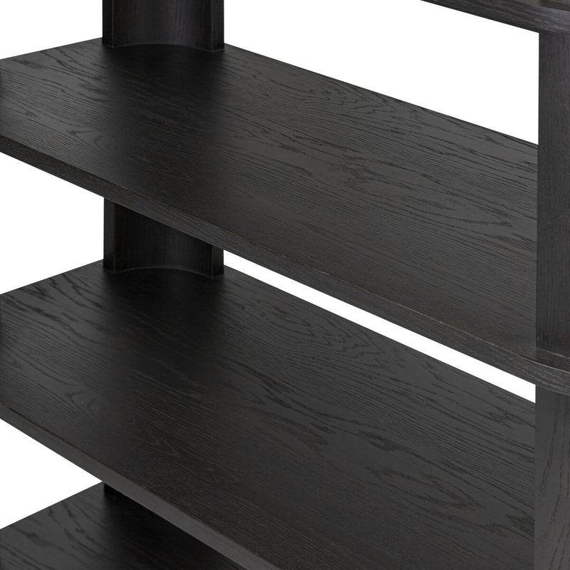 Connell Bookcase - Worn Black