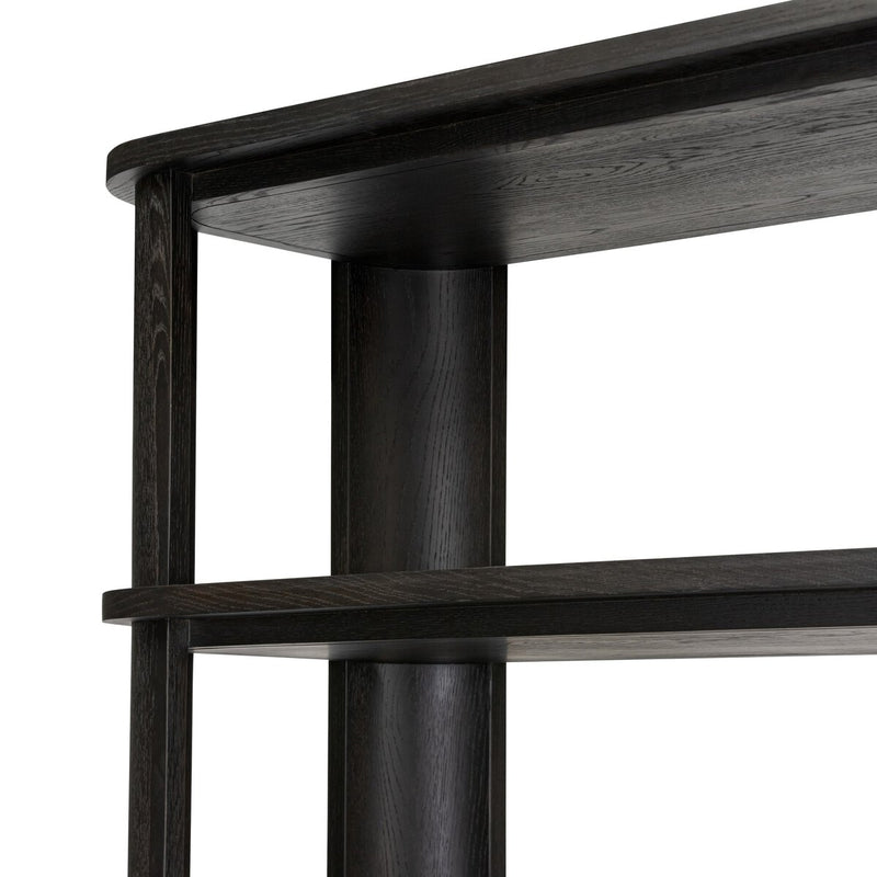 Connell Bookcase - Worn Black