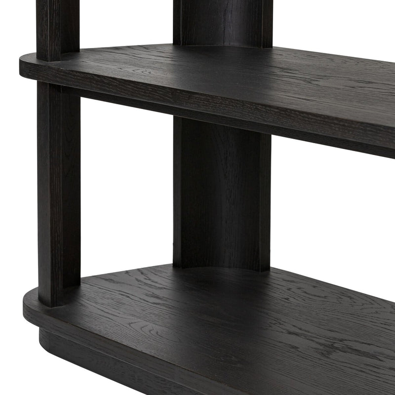 Connell Bookcase - Worn Black