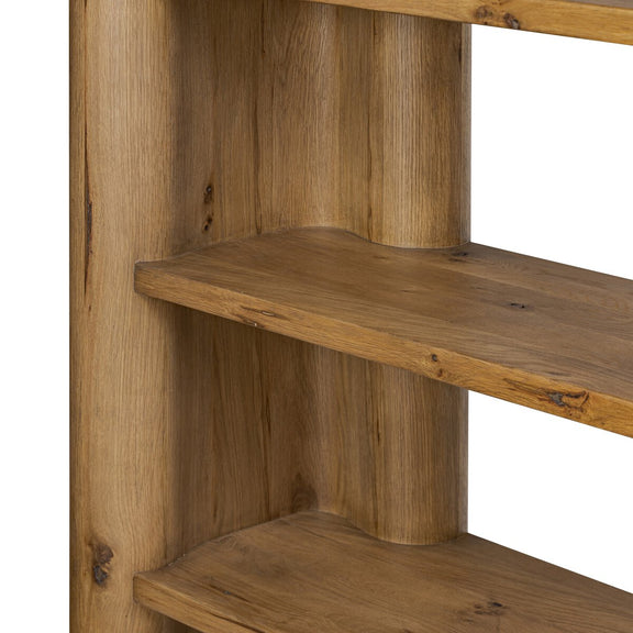 Zealand Bookcase - Worn Oak Veneer