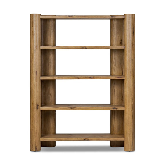 Zealand Bookcase - Worn Oak Veneer